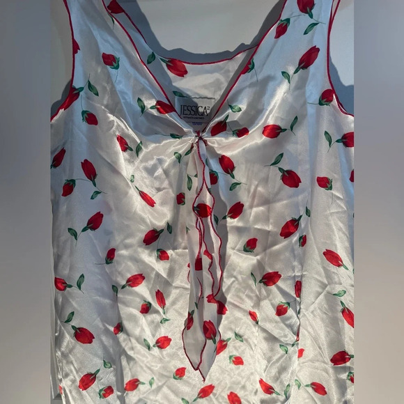 Vintage Jessica Size L Rosebud Nightgown - Picture 4 of 9